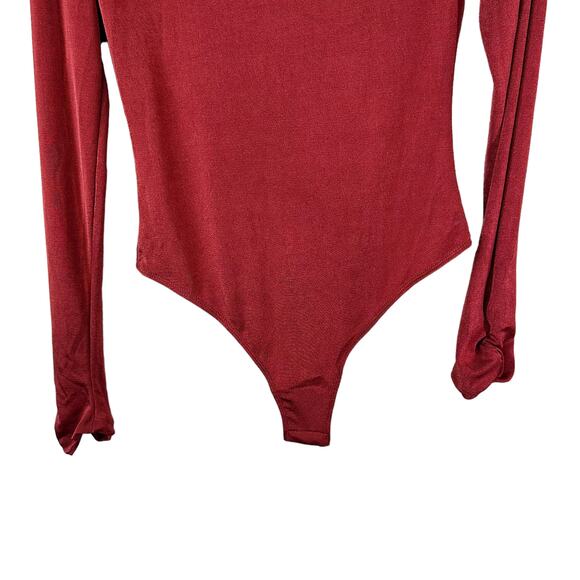 Free People Intimately Womens Long Sleeve That's Hot Bodysuit Large Street Style - Picture 6 of 11